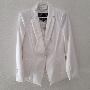 White House Black Market Long Tux Jacket